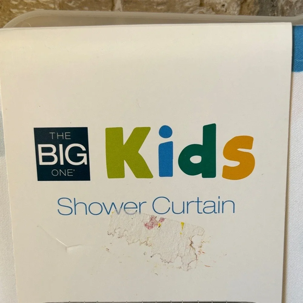 The Big One Kids Shower‎ Curtain Multicolored Polka Dot Design 70